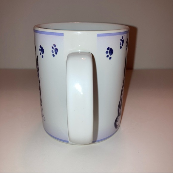 RARE Casamoda Cat Paw Prints Limited Edition Collectible Kitty NEW Ceramic Mug - Picture 5 of 10